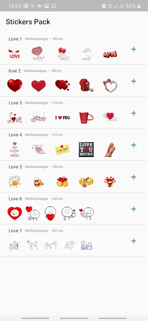 Amor Stickers Screenshot 0