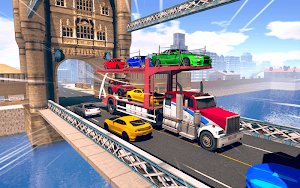 Car Transporter Truck Simulator-Carrier Truck Game Screenshot 2