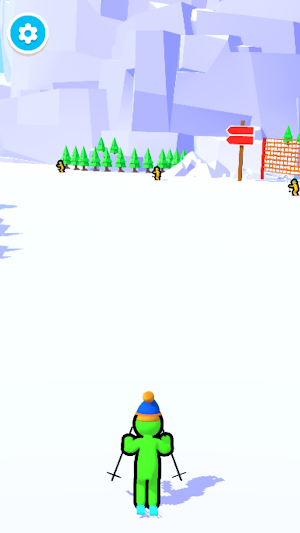 Super Ski Sprinter 3D Screenshot 0