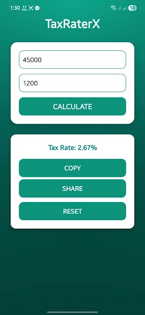 TaxRaterX Screenshot 2