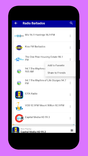 Radio Barbados + Radio Barbadian AM FM - Live App Screenshot 2