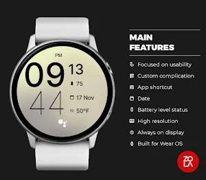 Simply Cloud Watch Face Screenshot 1