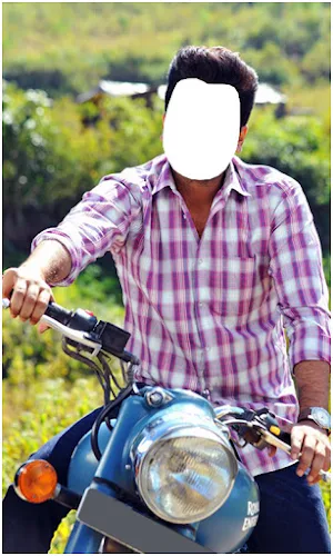 Men Bike Photo Editor App Screenshot 0