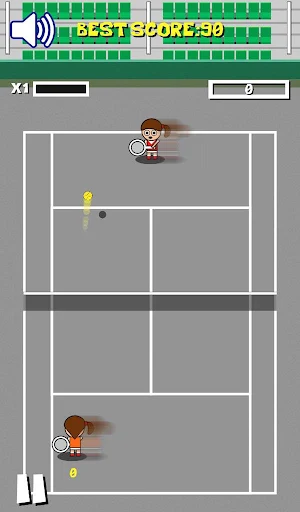 Retro Tiny Tennis Screenshot 2