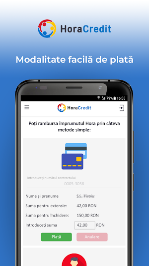 HoraCredit - creditare online Screenshot 2