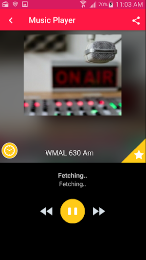 WMAL Radio App Radio Station Screenshot 0