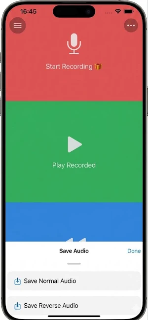 Reverse Audio Screenshot 0