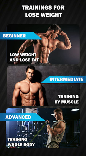 Lose weight for Men - Workout at Home in 30 Days Screenshot 1