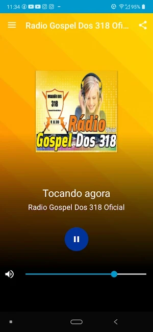Web Rádio Gospel Dos 318 Screenshot 0