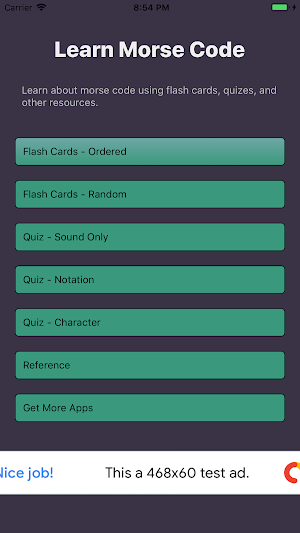 Morse Code Flashcards+Quizzes Screenshot 2