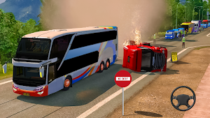 Bus Driving Simulator 2021: Offroad Hill Screenshot 1