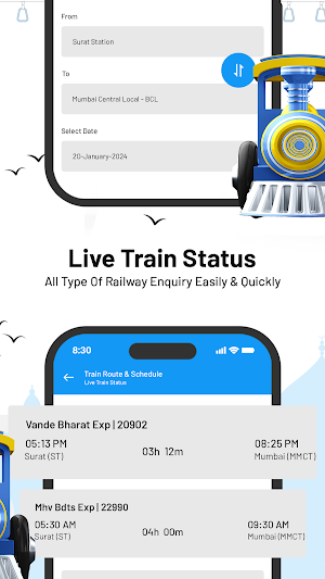Live Train Status - PNR status Screenshot 2