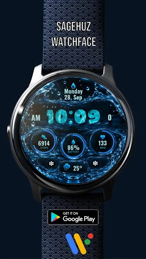 A148 Water Watchface Screenshot 0