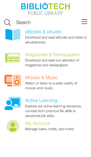 BiblioTech Public Library Screenshot 0