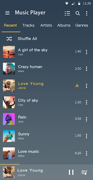 Music Player & Audio Player - 10 Bands Equalizer Screenshot 2