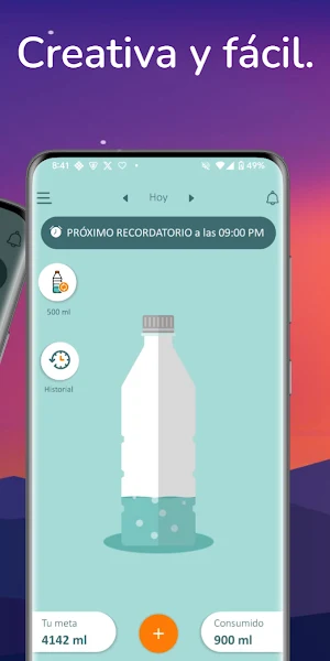 Recordatorio de Agua y Hidrata Screenshot 1