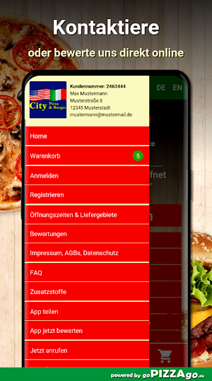 Burger House Lieferservice Eck Screenshot 2