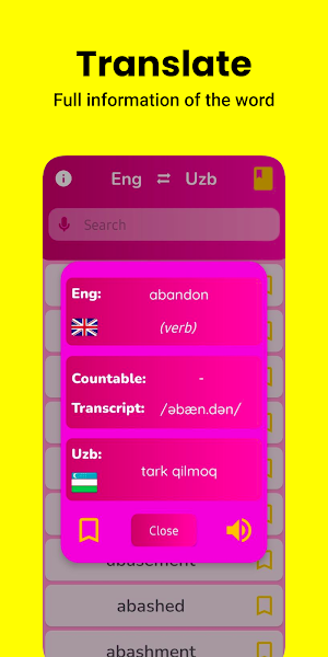 Dictionary(Eng-Uz) Screenshot 2