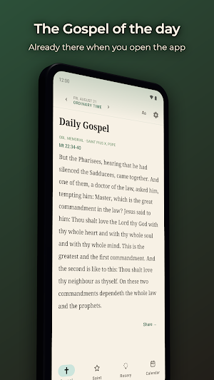 Verbum: Catholic Daily Gospel Screenshot 0