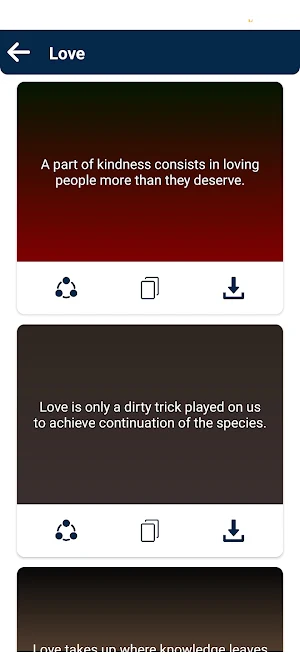 Quotation World Screenshot 3