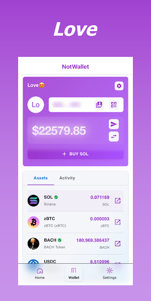 NotWallet Crypto Self-Custody Screenshot 0