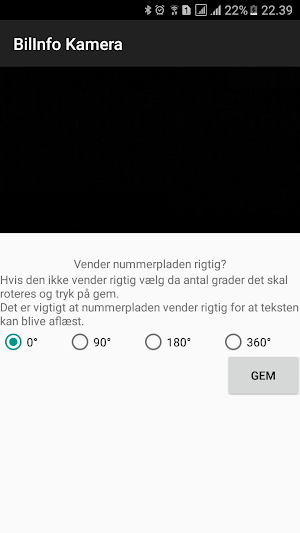 Kamera modul til Bil Info Screenshot 1
