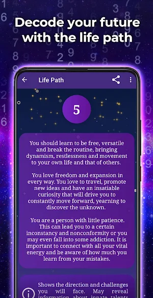 Numerology - Your life path Screenshot 1