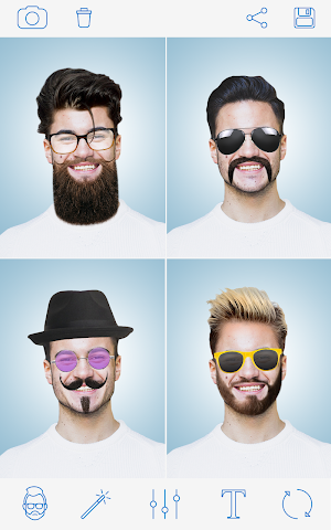Man Hairstyles Photo Editor Screenshot 0