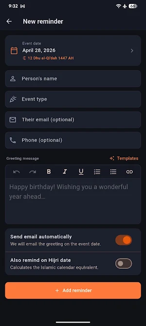 Admonere Screenshot 1