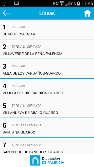 Transporte Prov. Palencia Screenshot 1