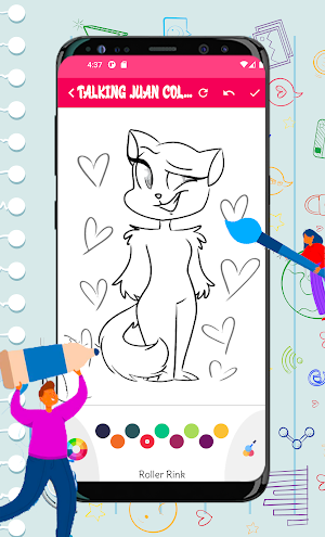 Talking Juan Coloring Book Screenshot 3