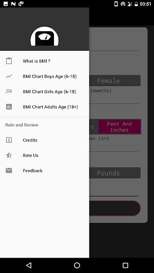 BMI Calculator Screenshot 0