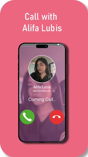 Alifa Lubis : fake video call Screenshot 1