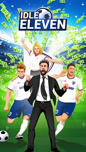 Idle Eleven - Be a millionaire soccer tycoon Screenshot 0