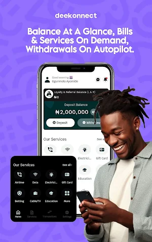 Deekonnect: VTU & Giftcards Screenshot 2