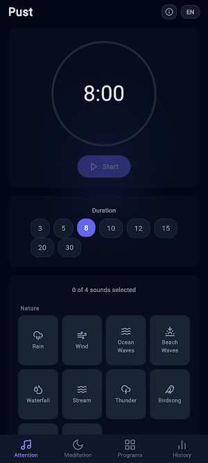 pust! — attention training Screenshot 3