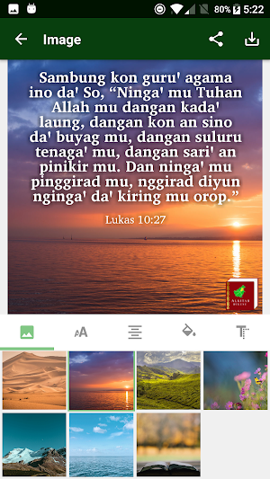 Injil Lukas Dagu Bulusu Screenshot 3