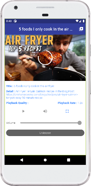 Cosori & Airfryer Recipes Screenshot 0