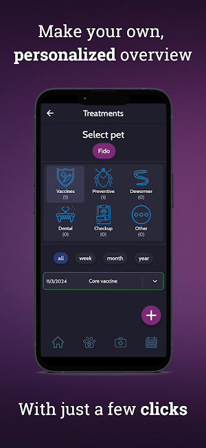 PetVitality Pet Health Tracker Screenshot 1