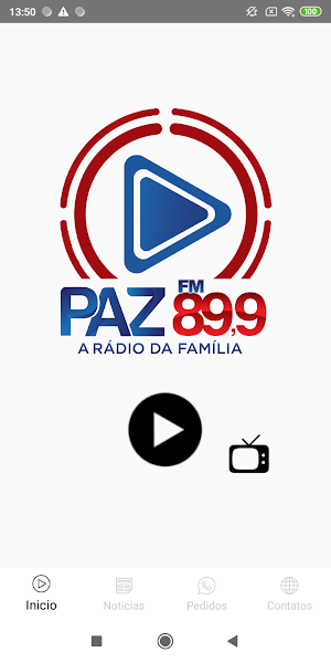Paz Palmas Rádio Screenshot 0