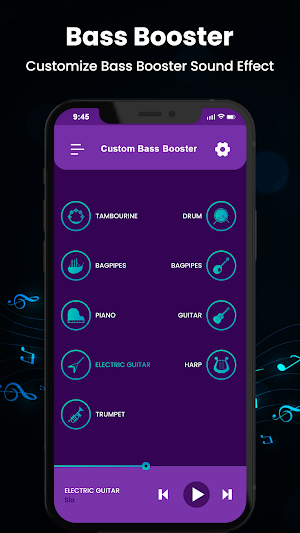Music Equalizer & Bass Booster Screenshot 2