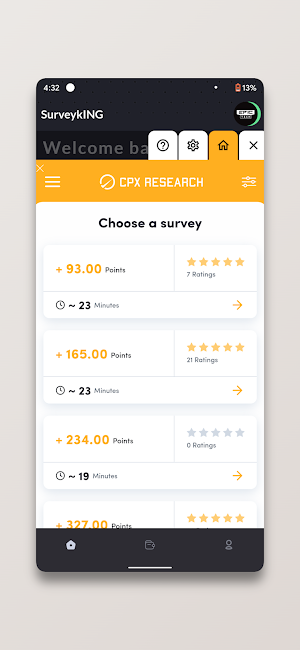 SurveyKing - Earn from surveys Screenshot 3