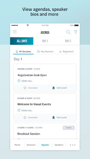 Viasat Events Screenshot 2