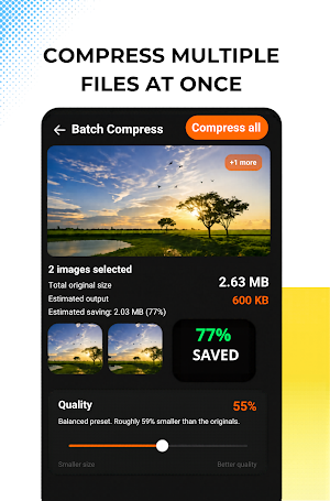 Compress Image - MB to KB Screenshot 1