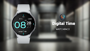 Digital Time - watch face Screenshot 0
