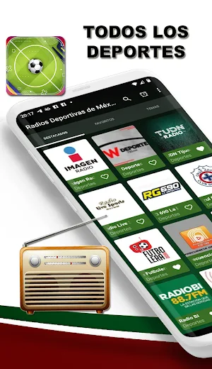 Radios Deportivas de México Screenshot 0