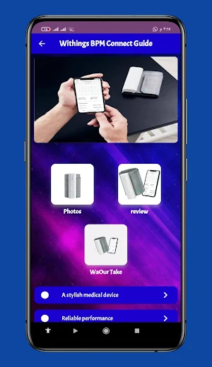 Withings BPM Connect guide Screenshot 0