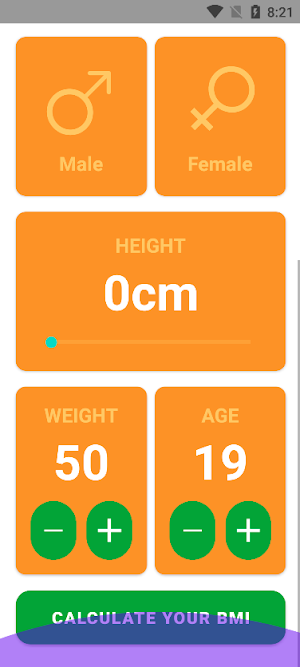 GO BMI Calculator Screenshot 2