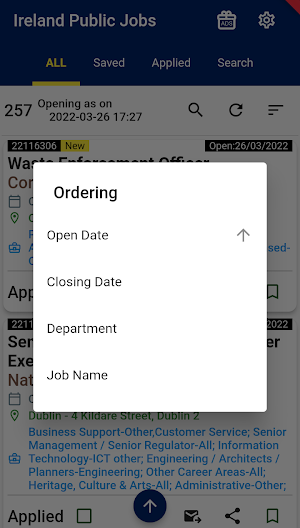 Ireland Pubic Jobs Screenshot 2