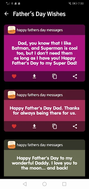 fathers day messages 2023 Screenshot 1